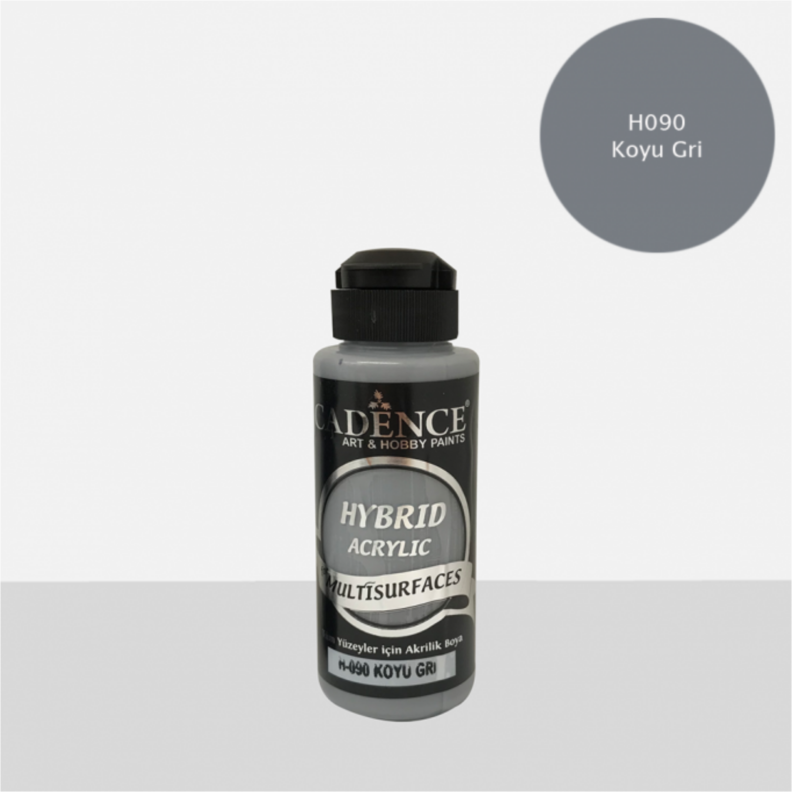 HYBRID Akrilfesték [Dark Gray] 120 ml